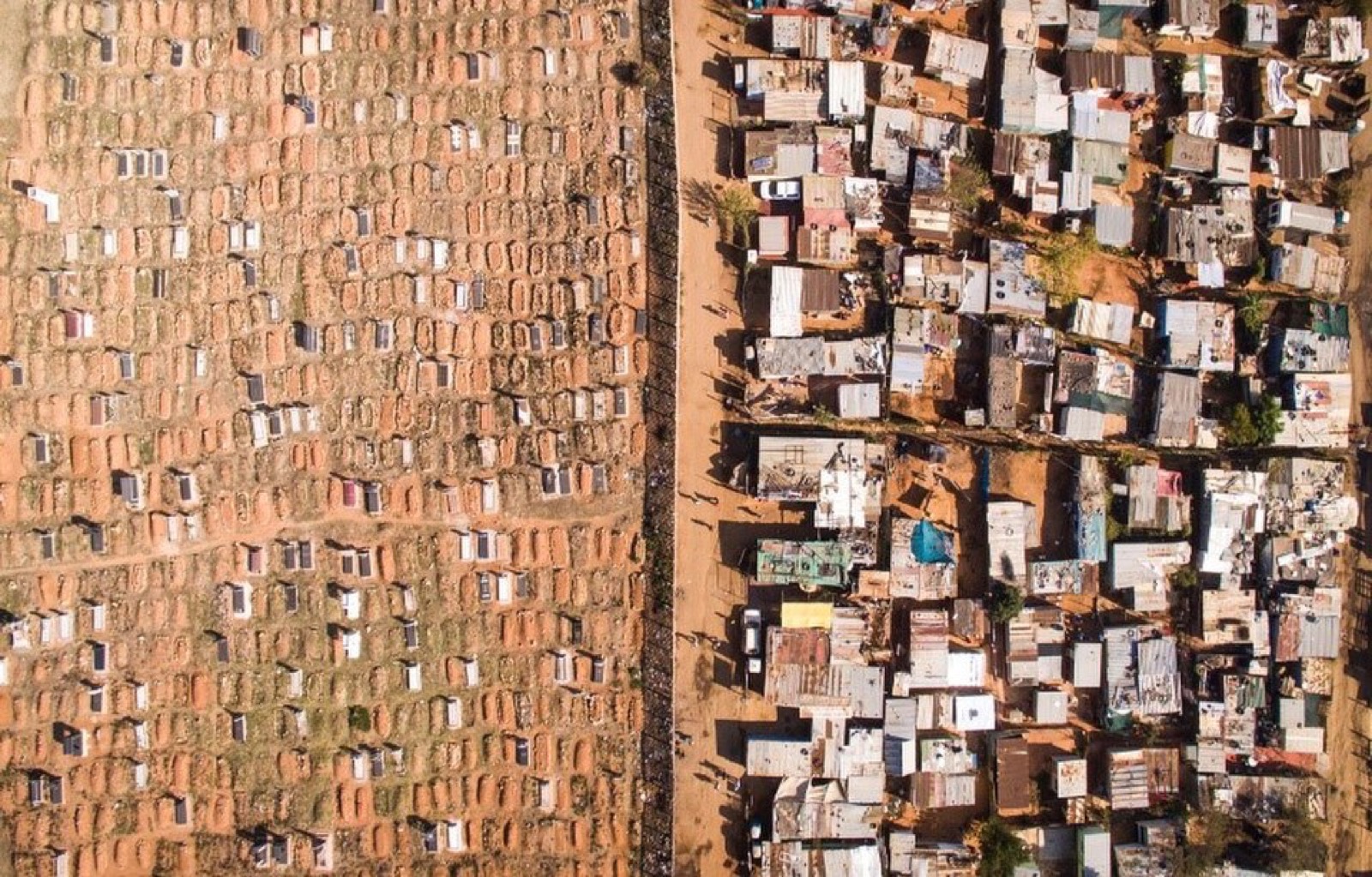 Map layer illustrating inequality across South Africa