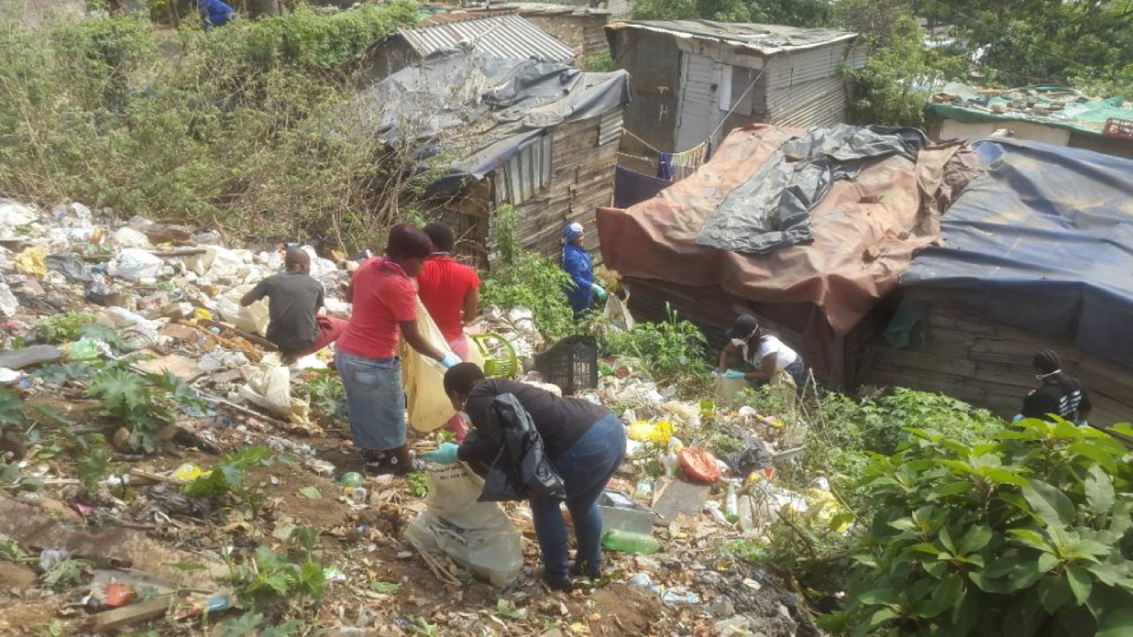 Informal housing in Cato Crest, Durban